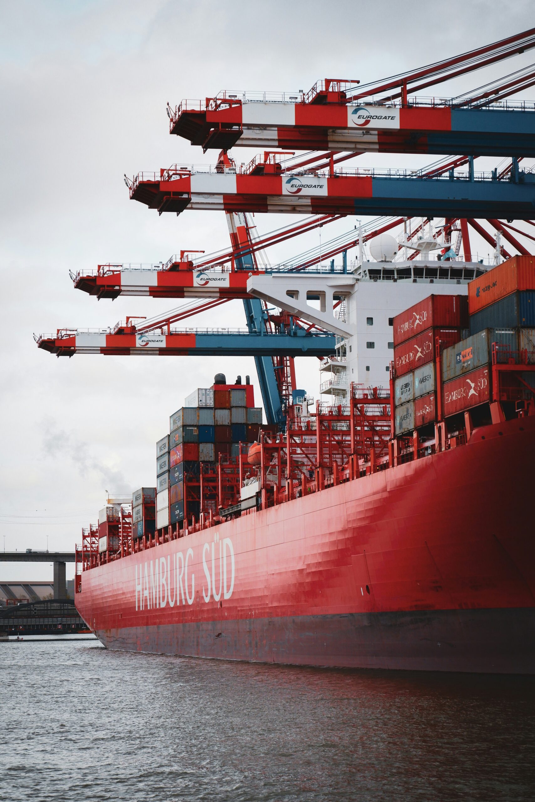 Hamburg container ship